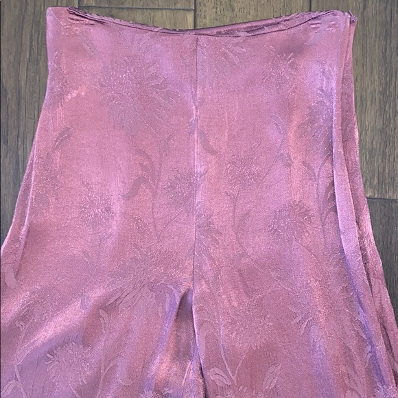 Zara Dusk Rose Jacquared Trousers Size XS💗 - Picture 4 of 8